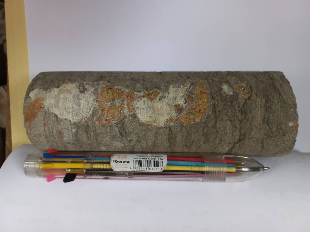 Core drilled log — BH-19